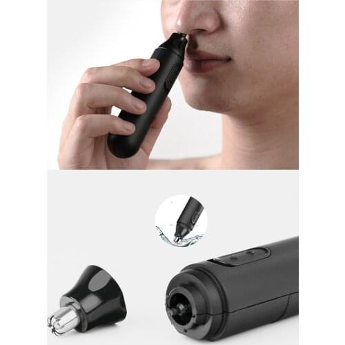 Multifunctional 2 In 1 Nose Hair Trimmer Nose Hair Shaving Knife New MenS Portable Household Nostril Hair Cleaning Instrument
