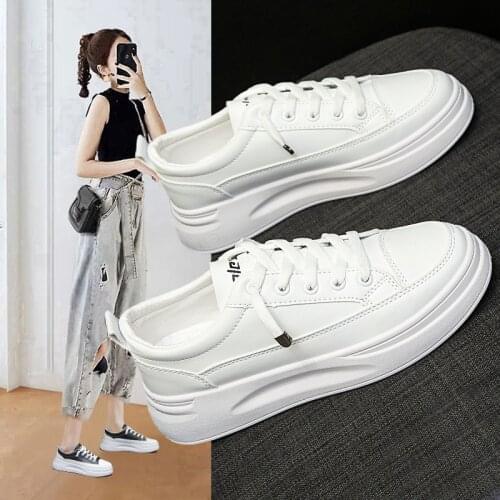 New fashion ladies casual sports shoes white shoes all-match net red flat shoes sneakers flat shoes
