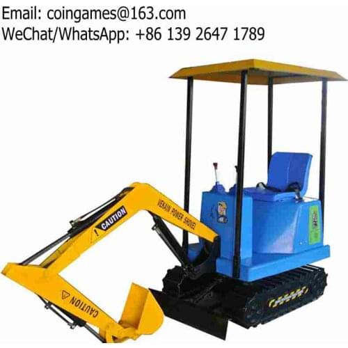 Very Funny! Amusement Device Children Kids Adult Arcade Games Simulator Toy Excavator Crane Claw Digger Digging Machine
