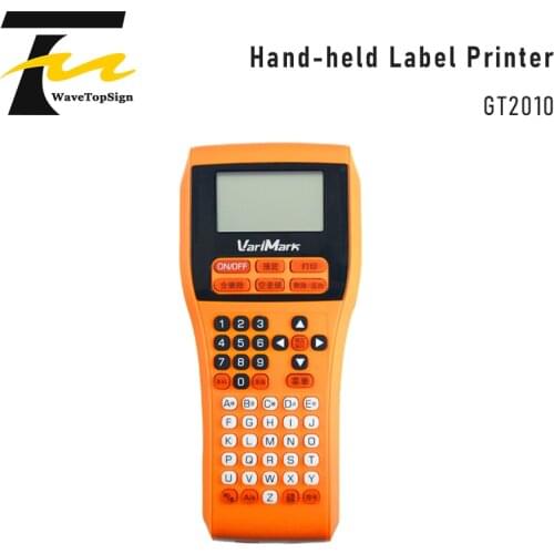 Handheld Label Machine Computer Dual Use GT2010 Barcode QR Code Form 24mm Cable Label Printer