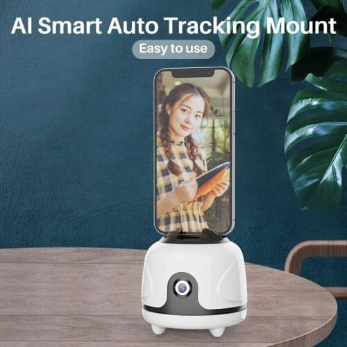 Ulanzi Cameraman Smart AI Auto Tracking Gimbal Robot Smartphone Selfie Booster Face Tracking 360° Auto Rotation 1/4'' Tripod