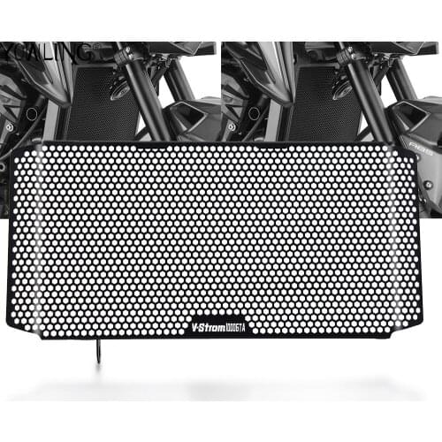 Motorcycle Aluminium Radiator Grille Guard Cover Side Part Grill Protector For Suzuki V-Strom GTA Radiator Guard 2018 - 2019