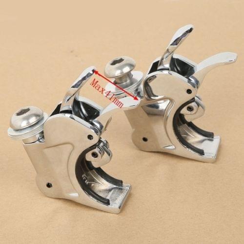41mm Forks Windshield Windscreen Clamp For Harley-Davidson Dyna Super Glide Wide Sportster XL 883 1200 FXDWG FXSTC Night Train