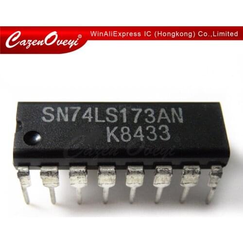 10pcs/lot SN74LS173AN HD74LS173P SN74LS173N 74LS173 DIP-16 In Stock