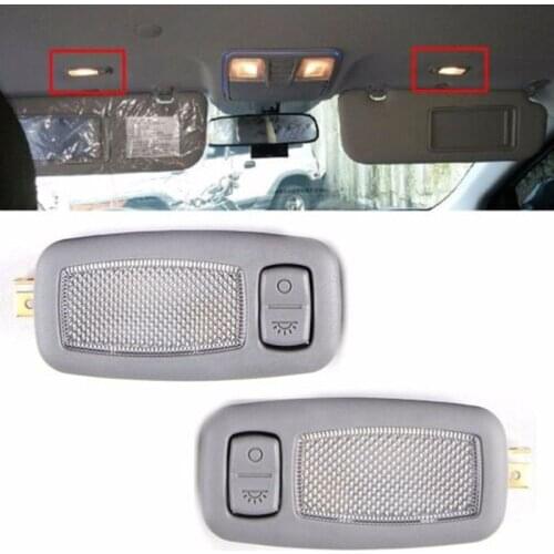 2PCS Genuine Sun visor Interior Vanity Lamp Both Side for Hyundai 2011-2015 i45 YF Sonata Elantra/ AVANTE MD Forte / Koup K3