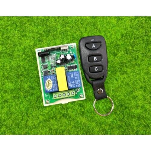 2018 Smart home AC 220 V 2 channel Wireless Switch Receiver+ transmitter Remote Control Doors Gate Electric Doors shutters