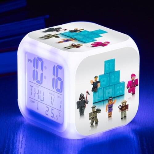 3d Printed Game Clock Fashion Colorful Clock Led Clock Creative Interesting Small Alarm Clock Students Clocks