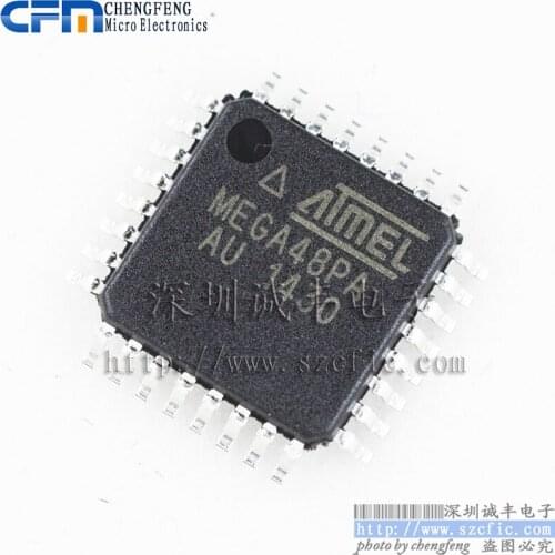 5pieces ATMEGA48PA-AU MCU