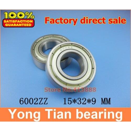 500pcs/lot free shipping Wholesale Double Shielded Miniature Deep Groove Ball Bearings 6002ZZ 12*32*9 mm
