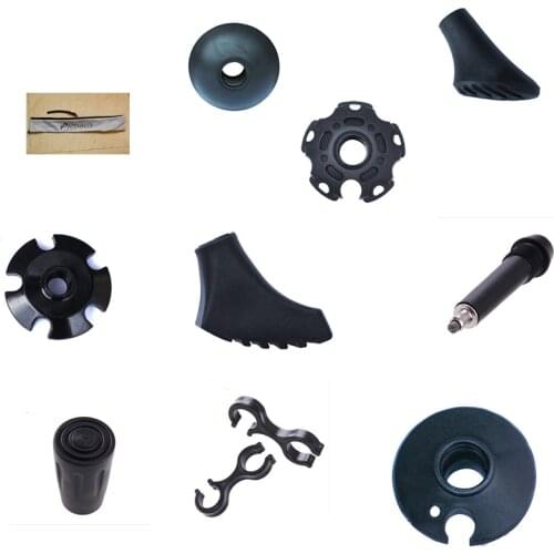 Walking Poles Accessories Telescopic Alpenstock Aluminum Crutch Walking Stick Hiking Stick Accessories Polo Cane Accessories