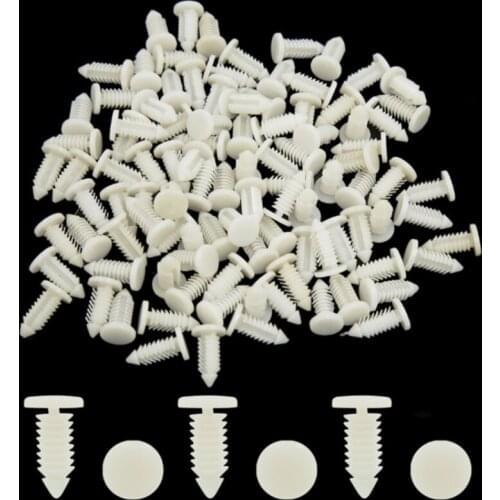 Auto Parts Are Suitable for JEEP Ceiling Interior Nylon Rivet Cover Clip Barb Type Buckle Decorative Fasteners (100pcs) 1734