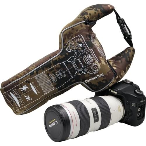 DSLR Camera Bag Pouch Case for Canon Nikon with 70-200mm 70-300mm EF 28-300 80-400 100-400 protective Storage shockproof