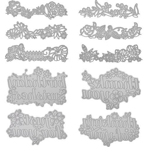 Crafteasy Butterfly Letter Metal Cutting Dies For Diy Scrapbooking Album Paper Cards Decorative Embossing Die Stencils Crafts