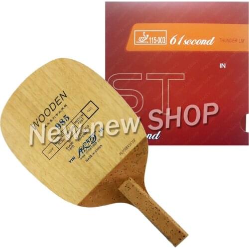 Galaxy YINHE 985 Blade with 61second LM ST Rubber for a Racket Japanese Penhold JS