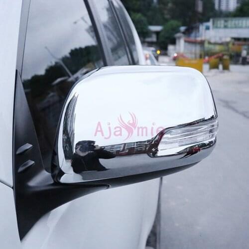 Chrome Car Styling Door Side Wing Mirror Cover Rear view Overlay 2012-2018 For Toyota LC Land Cruiser 200 Accessories