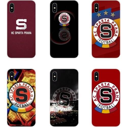 Fashion SPARTA PRAHA football For Xiaomi Redmi 4A S2 Note 3 3S 4 4X 5 Plus 6 7 6A Pro Pocophone F1 Transparent Soft Cases Covers
