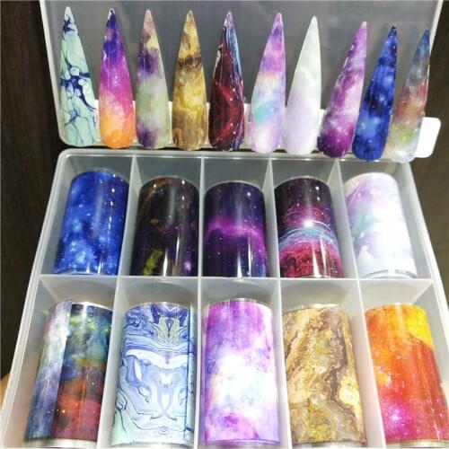 NO. 09 Factory Marble Transfer Foil Nail Foil for Nail Art Sticker Nail Art Decoration