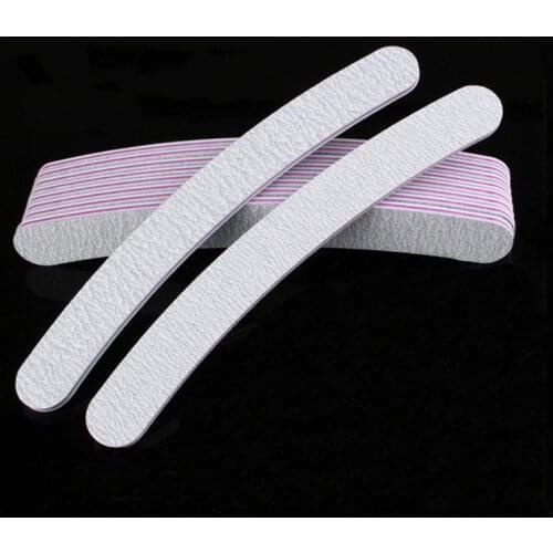 100/180 Grit Nail File Sandpaper Nail File Nail Buffer Professional Nail Polish Remove Nail Art Tool Nail Files For Manicure Hot