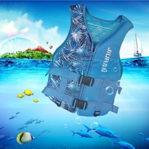 3 Colors Swimming Jacket Fashion Strong Buoyancy Lightweight Life Boating Swimming Drifting Safety Vest Water Sports Supplies