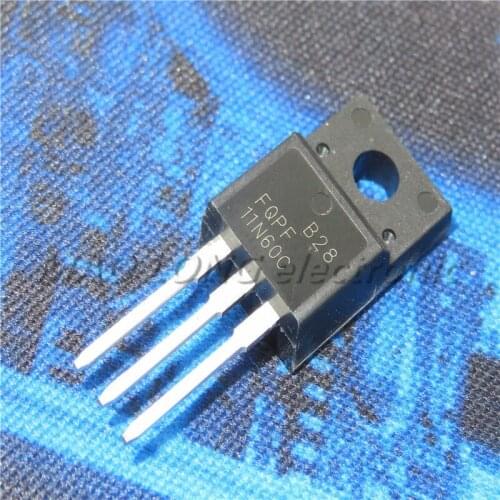 50pcs/lot New FQPF11N60C 11N60C TO-220F Field Effect Transistor