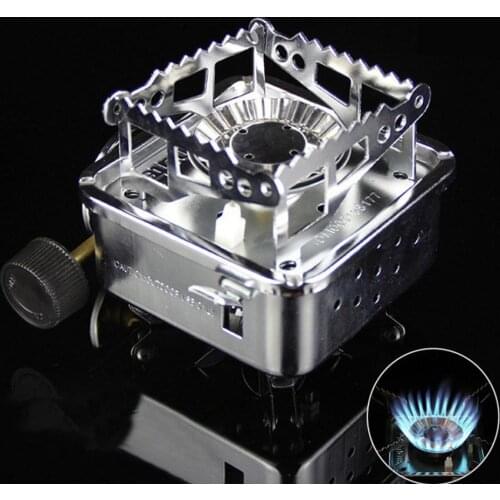 Mini Portable Outdoor Gas Stove Camping Gas burner Folding Windproof Cooking Gas Burner Stove