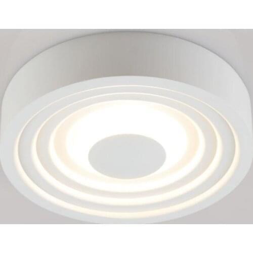 Simple White Small Ceiling Fixture Children Bedroom Bathroom Kitchen Lamp Corridor Aisle Modern Lamps 2 color Home lighting