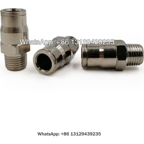 Atomization Cooling Connector,High Pressure Fog Machine Accessory Connector,1/4" Male Thread to 3/8" Slip Lock Quick Connectors