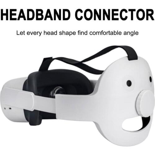 Halo Strap Adjustable Head Strap For Oculus Quest 2 VR Increase Virtual Reduced Pressure Supporting Force With Power Belt Strap
