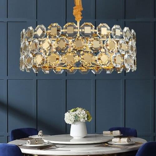 Nordic post-modern living room chandelier light luxury restaurant crystal light simple bedroom creative personality lamps