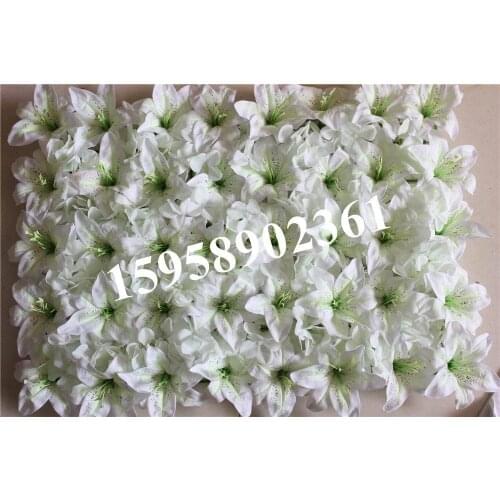 SPR Free Shipping 60*40cm lily&Hydrangea Artificial silk rose flower wall wedding background lawn/pillar market decoration