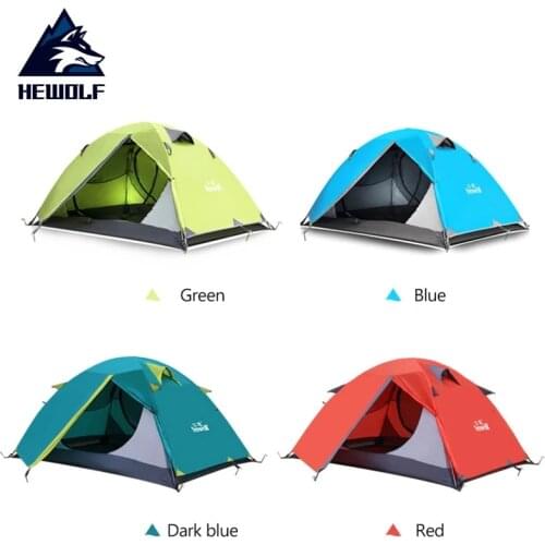 Hewolf 1572 Double Storm Proof Super Light Outdoor Camping Tent Mountaineering Hiking Exploration Equipment Wholesale And Retail