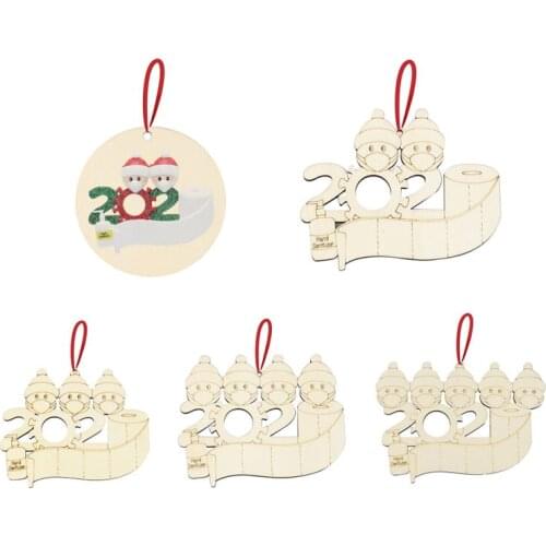 G Christmas Tree Ornament Toilet Paper Snowman DIY Ornaments Xmas Tree Hanging Tags Xmas Gifts Presents Home Decorations