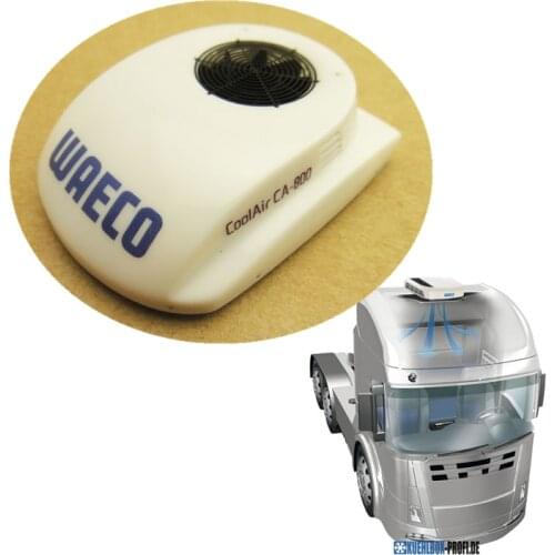 1/14 Rc Truck WAECO Roof Parking Air Conditioner Model For Radio Control Toy Tamiya Tractor Scania R620 MAN TGX Benz Actros FH16