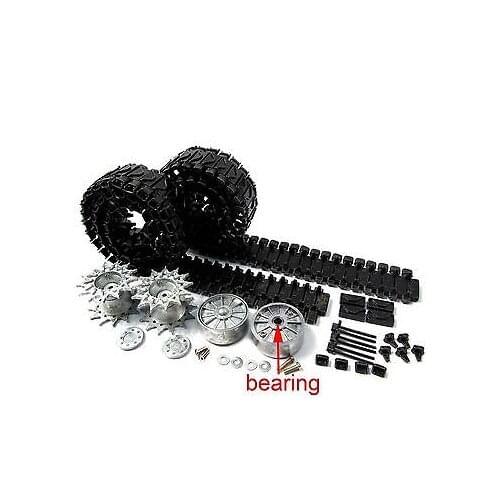 1/16 Mato M4A3(75)W and Heng Long Sherman RC Tank Metal Tracks With Duckbills Sprockets Idlers MT152 TH00852-SMT4