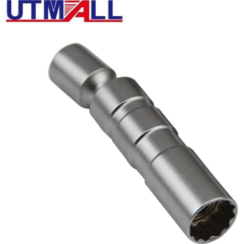 14 Or 16mm Magnetic Thin Wall Universal Joint Spark Plug Socket Removal Tool 12pt 95mm Length
