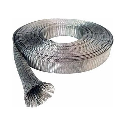 Tinned Copper Metal Braided Sleeving 4/6/8/10/12/16/20mm