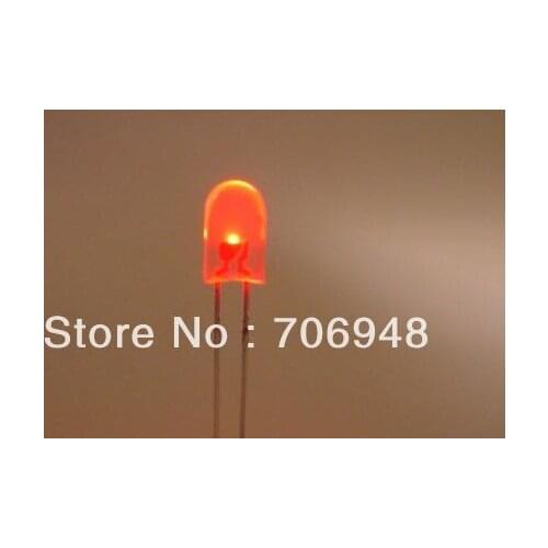 Mix 1000pcs unusual leds through hole Red/Green/Yellow Tombstone Led diode
