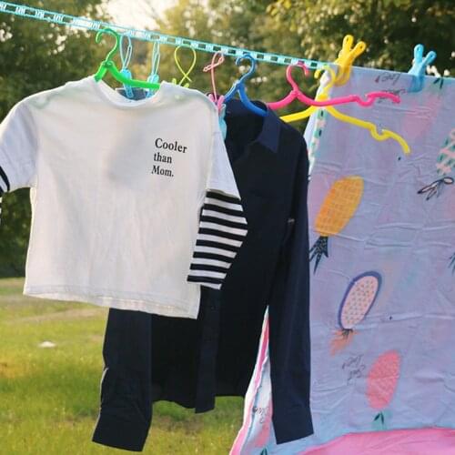 New Camping Drying Clothes Hangers Outdoor Save Space Windproof Clothesline Travel Retractable Rope Washing Line Towel Dryer