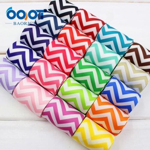 OOOT BAORJCT 173281 , 38MM Wave Series Printed grosgrain ribbon, DIY handmadeHair accessories Material wedding gift wrap