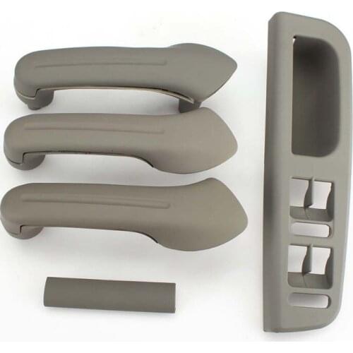 TAIHONGYU Grey Interior Door Grab Handle Cover Switch Bezel Set Fit For VW Jetta Golf MK4 1J0 867 171A 1J4 867 179A 1J0 867 172A
