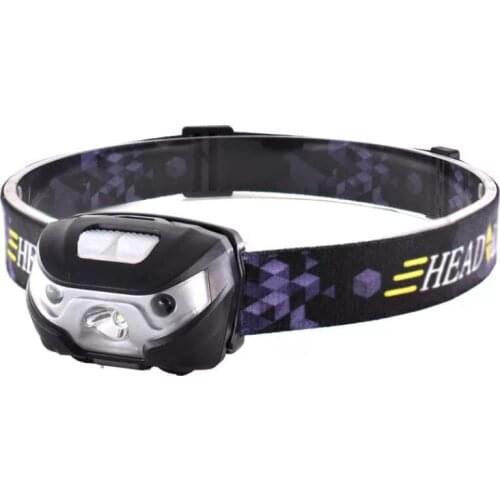 USB Rechargeable Camping Fishing LED Headlight Waterproof Sensor Headlamp Cycling Camping Head Lamp Torch Flashlight
