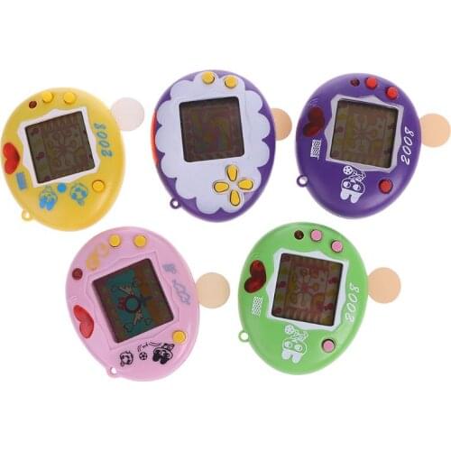 Virtual LCD Digital Pet Handheld Electronic Game Machine Lanyard For Children