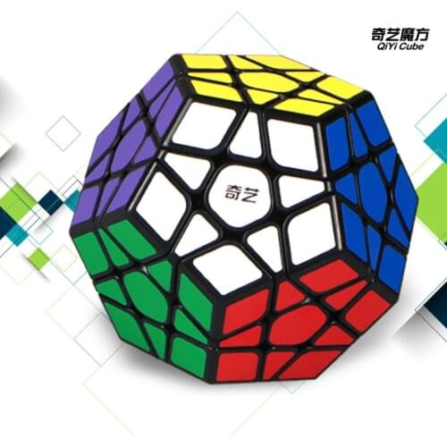QIYI megaminxeds magic cubes stickerless speed professional 12 sides puzzle cubo educational toys for children
