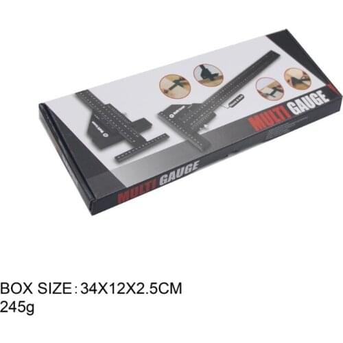 T Type High Precision Multifunctional Woodworking Ruler Scriber Carpentry Gauge P0RE