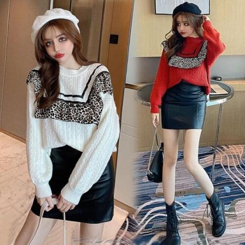 Women New 2021 Spring Autumn Two Piece Set Female Elegant Knitted Sweater+High Waist Mini Skirt Sets Ladies Outfits Suits C338
