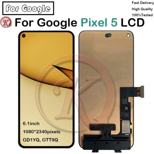 LCD For Google Pixel 5 GD1YQ GTT9Q LCD Display Touch Panel Screen Digitizer Assembly Replacement For Google Pixel5 LCD Pantalla