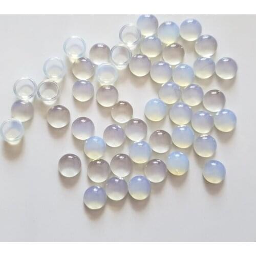 2018 fashion good quality round CAB CABOCHON opal stone beads for jewelry Accessories 8mm wholesale 50pcs/lot
