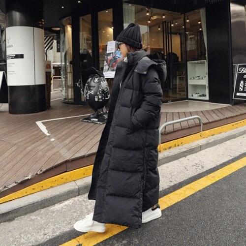 2019 new style white down jacket female fashion thicker winter extended clothes warm easy matching black lady coats