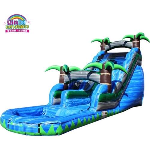 2020 Commercial Kids Jumping jungle slide Inflatable Water Slide For sale