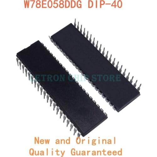 5PCS W78E058DDG DIP40 W78E058 DIP-40 DIP new and original IC Chipset